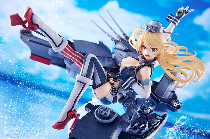 艦これ』アイオワが躍動感あふれるポージングでフィギュア化！大型の