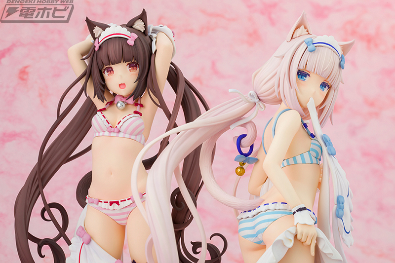 優しい表情に癒やされる！『ネコぱら』ショコラ、バニラがお着替え中の