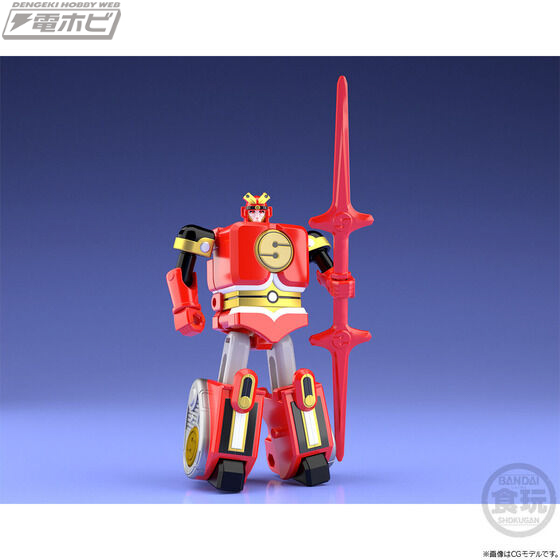 忍者戦隊カクレンジャー』隠大将軍とツバサマルをプラスチックモデル化