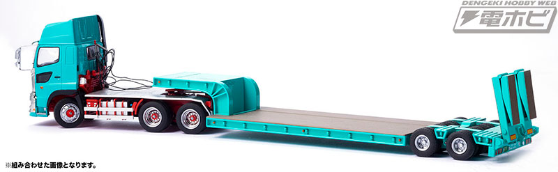 日野プロフィアSS 6×4」の1/50完成品モデルのバリエーションにライト