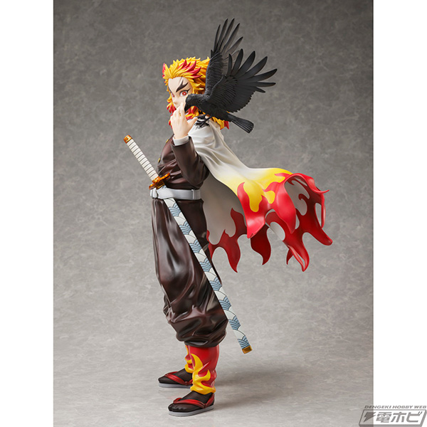 鬼滅の刃』1/4スケールの煉獄杏寿郎のフィギュアが復刻受注！風に