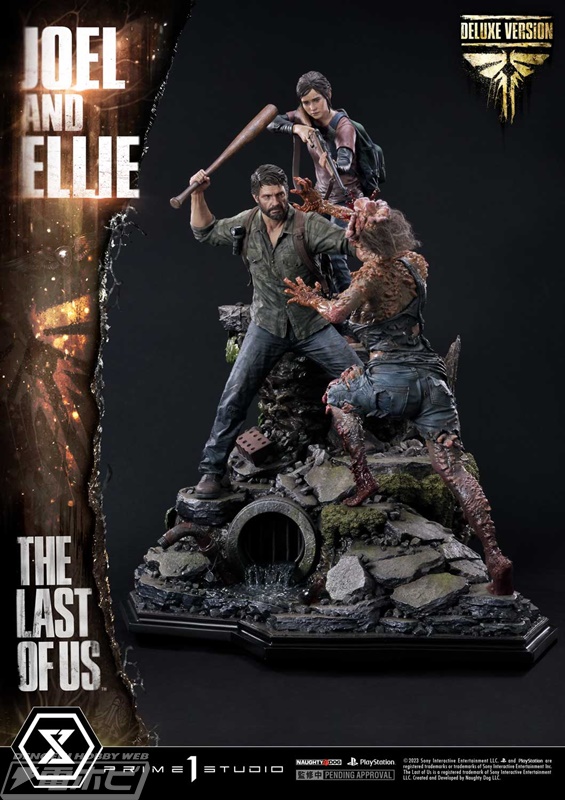 The Last of Us』ジョエルとエリーの臨場感あふれるシーンをスタチュー