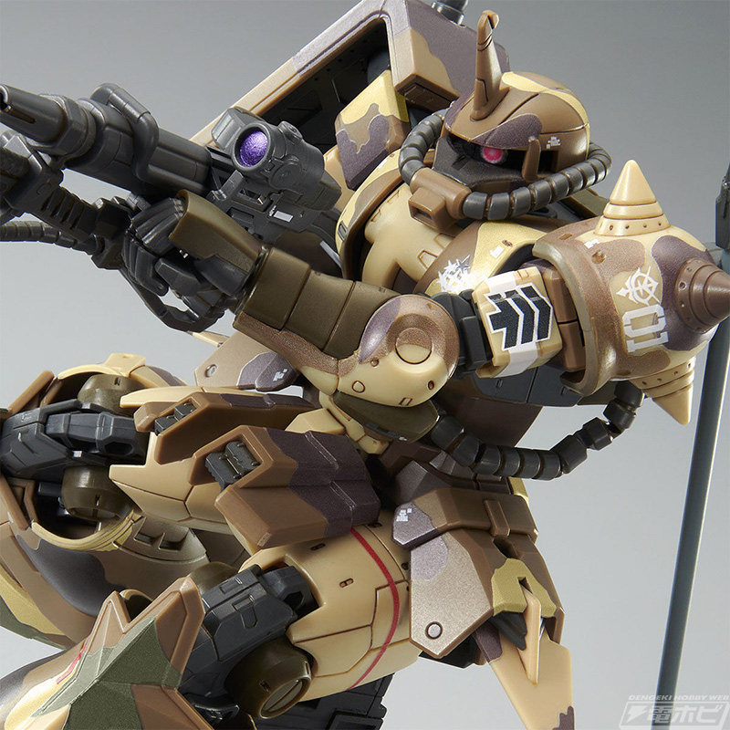 陸戦に特化した機体形状と武装類を再現！ガンプラ「HG 高機動型ザク