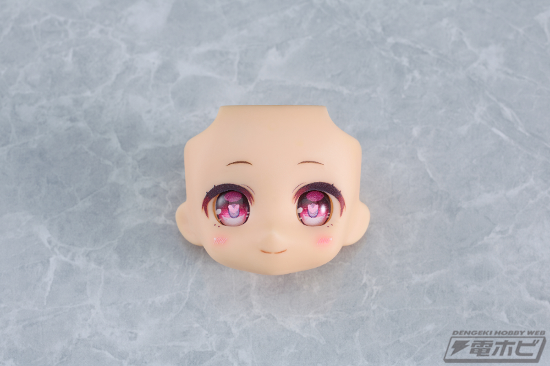 ねんどろいどどーる用のフェイスパーツ「かすたむフェイス」4種＆アイ