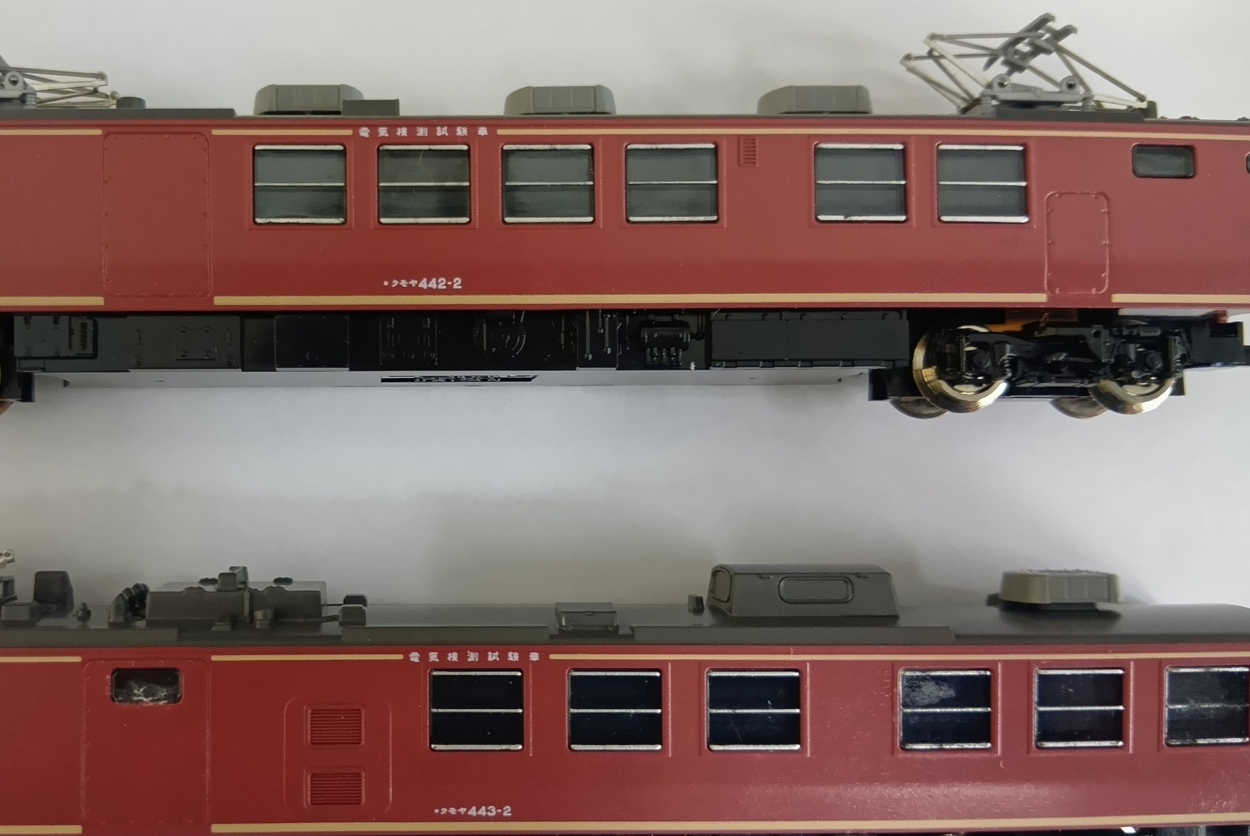 公式]鉄道模型(92922JR クモヤ443系電気検測車タイプ 2両セット)商品