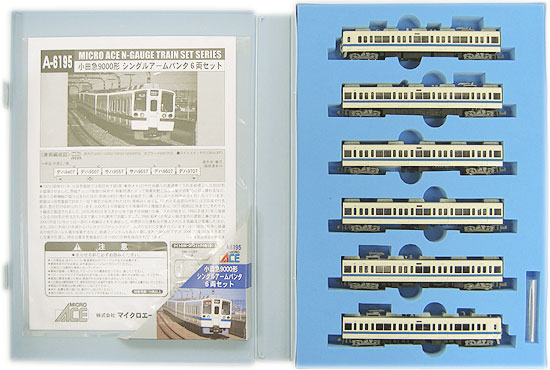 公式]鉄道模型(A6195小田急9000形 シングルアームパンタ 6両セット