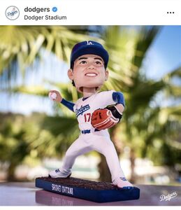 大谷翔平 ボブルヘッド 投手 ドジャース 来場者限定 スタジアム配布