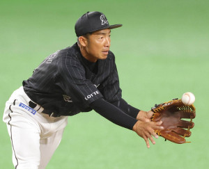 鳥谷敬 実使用守備用手袋 プロ野球選手支給品 鳥谷敬 実使用
