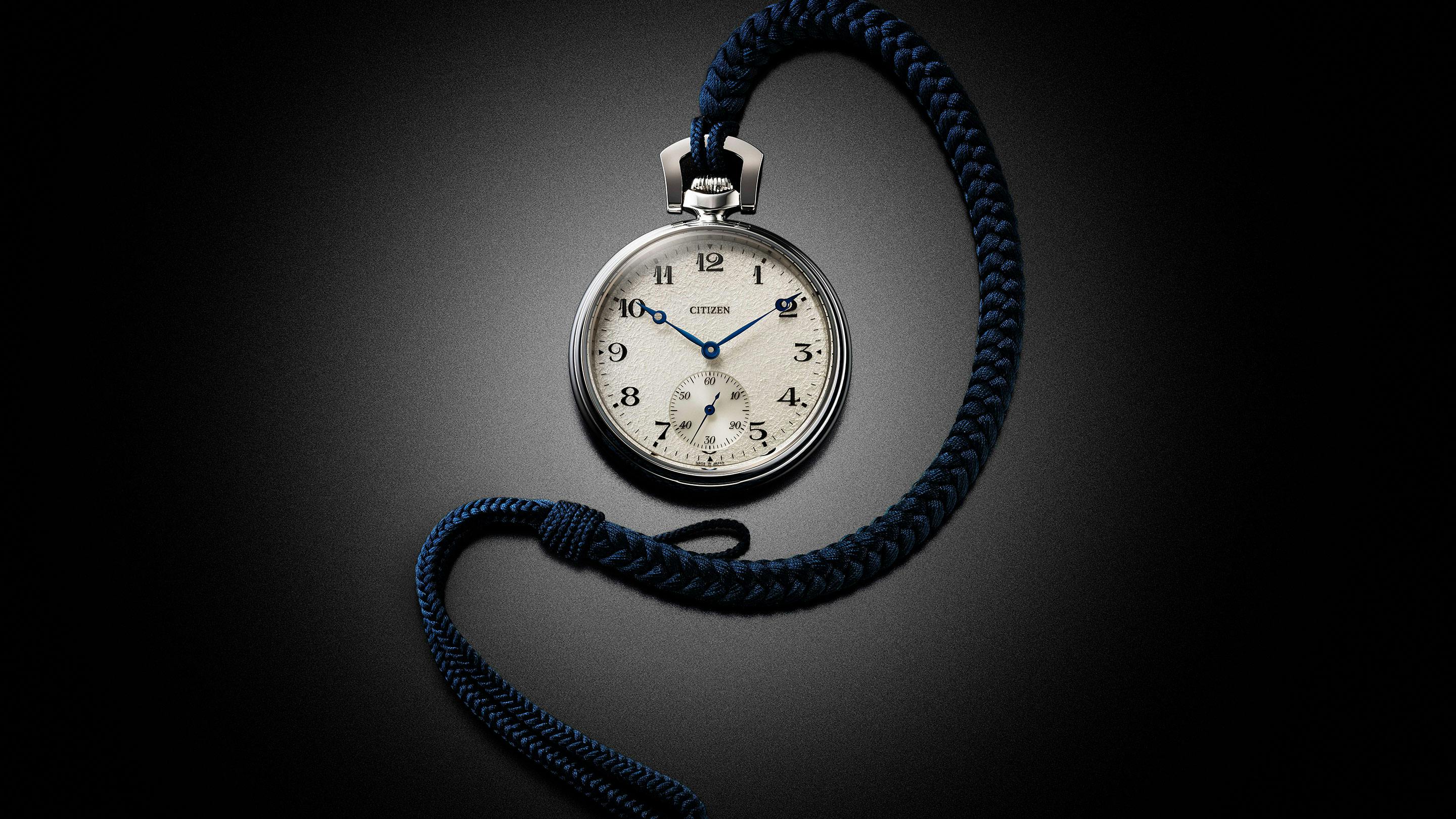 CITIZEN シチズン 手巻き式懐中時計 稼働中 中古品