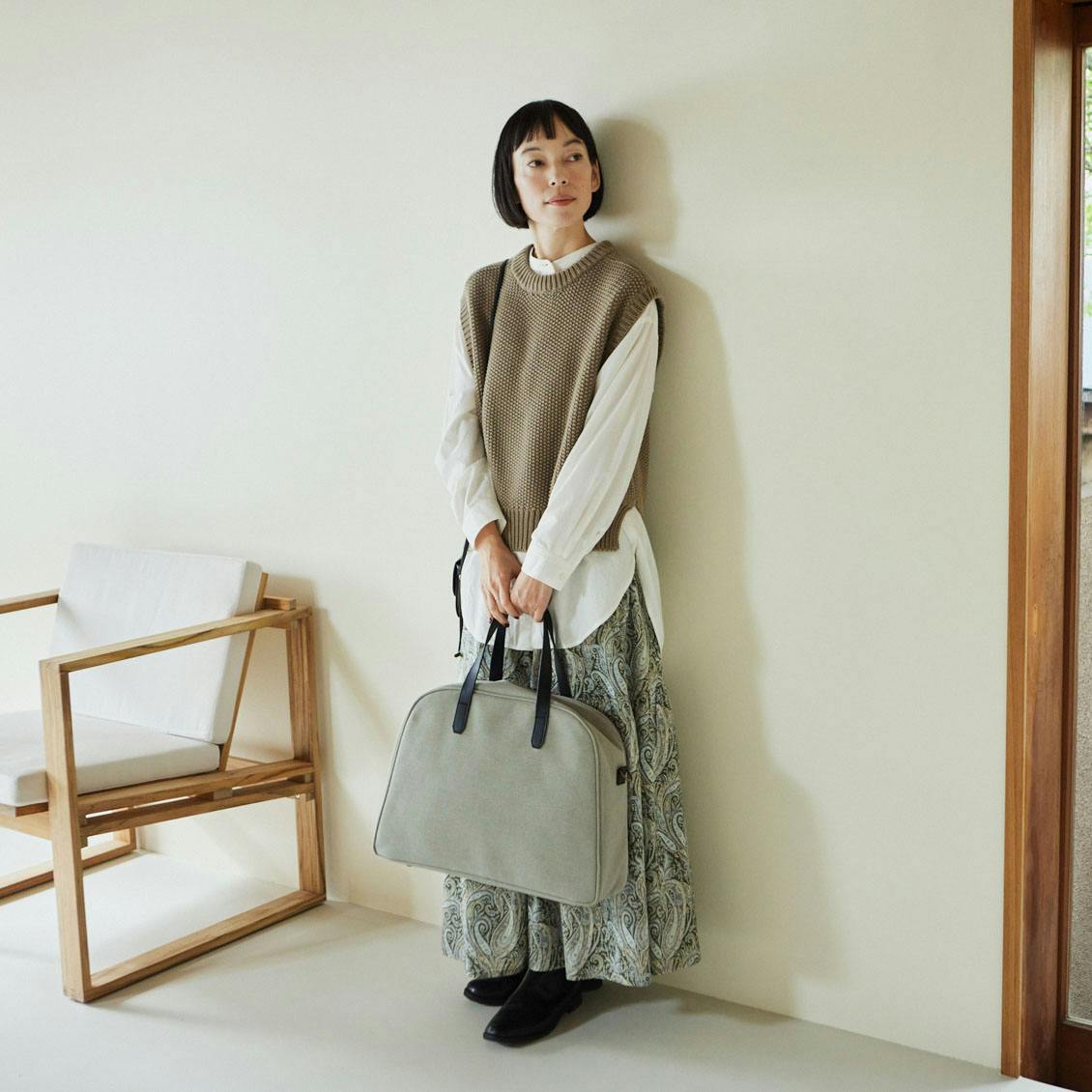 憧れを連れていく」スーツケースみたいに使えるボストンバッグ