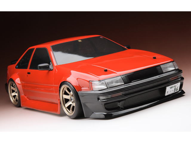 Amazon | 1/10 AE86 トレノ Mシャーシ用 ボディ未塗装 | ラジコン