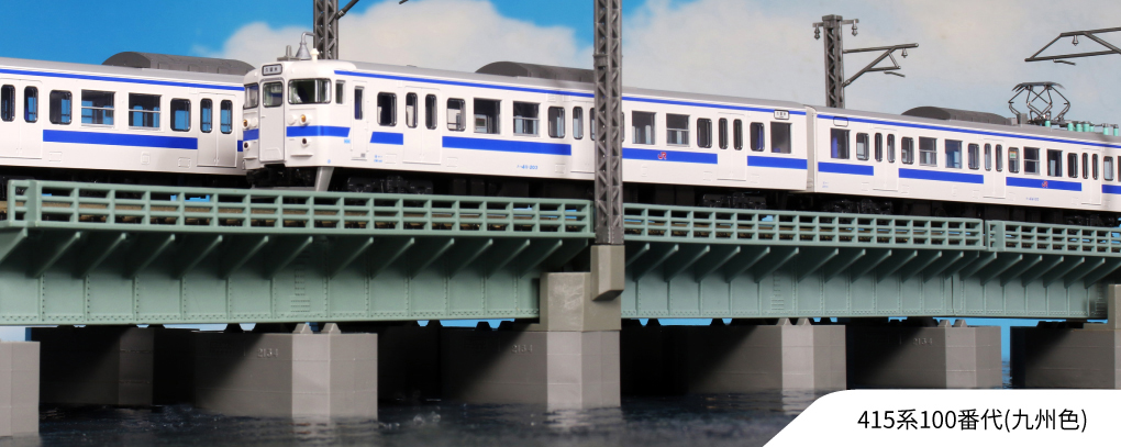 KATO 415系100番台 九州色 基本+増結 8両セット 試走のみ KATO 415系