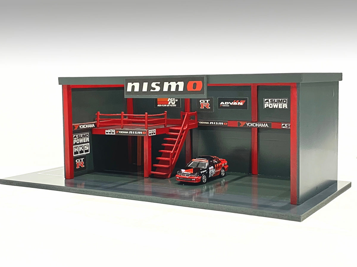 American Diorama 1:64 Garage Diorama Advan Yokohama AD-76530