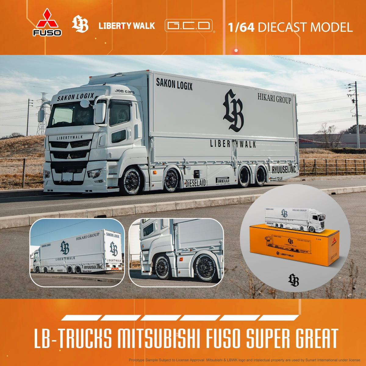 リバティーウォーク LB-TRUCKS 1/64 【公式通販】