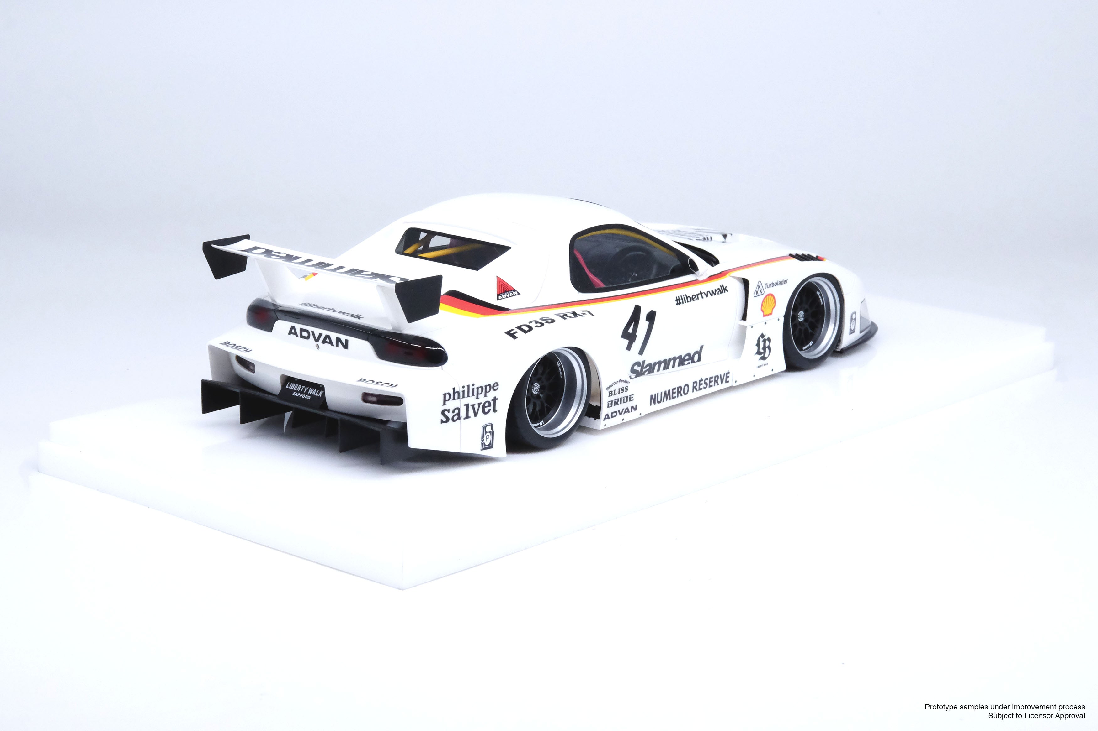 y*.様 Mazda RX-7 1/18スケール ホワイト 1/18 Polar Master Mazda RX