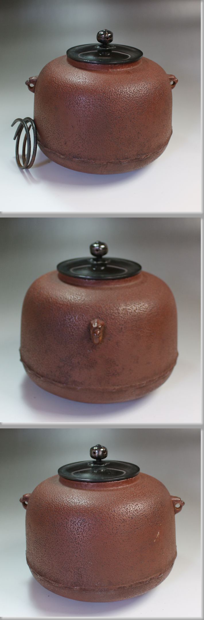 茶道具 ☆茶道具 釜師・佐藤清光 蒲団釜 共箱☆ 釜師・佐藤清光