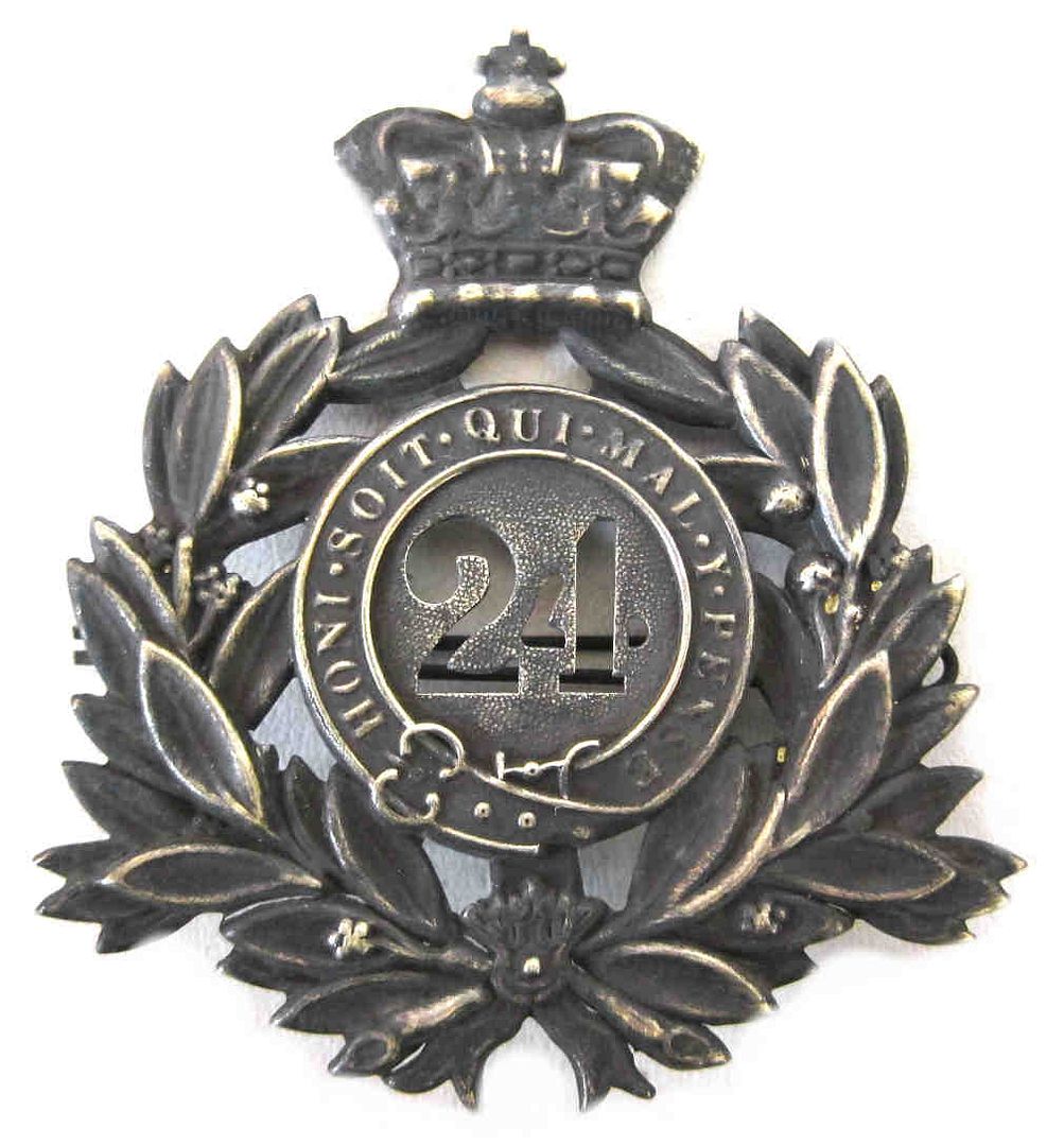 24th Regiment of Foot Badge 2d Warwickshire 1879 ZULU WARS Pith