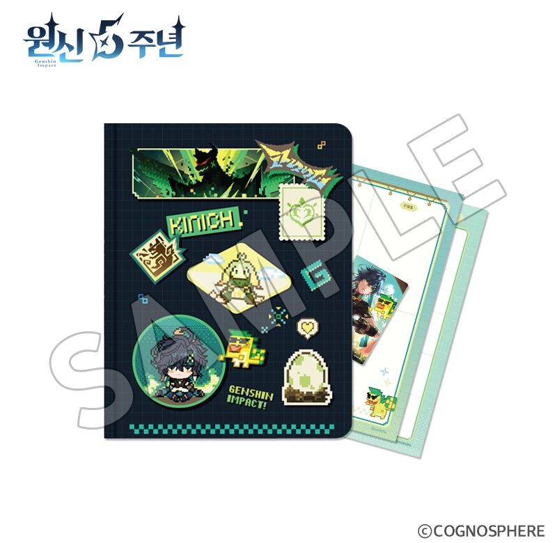 原神 韓国 カフェ 公式品 ナタ 5周年記念 パッケージ ジャケットL 原神