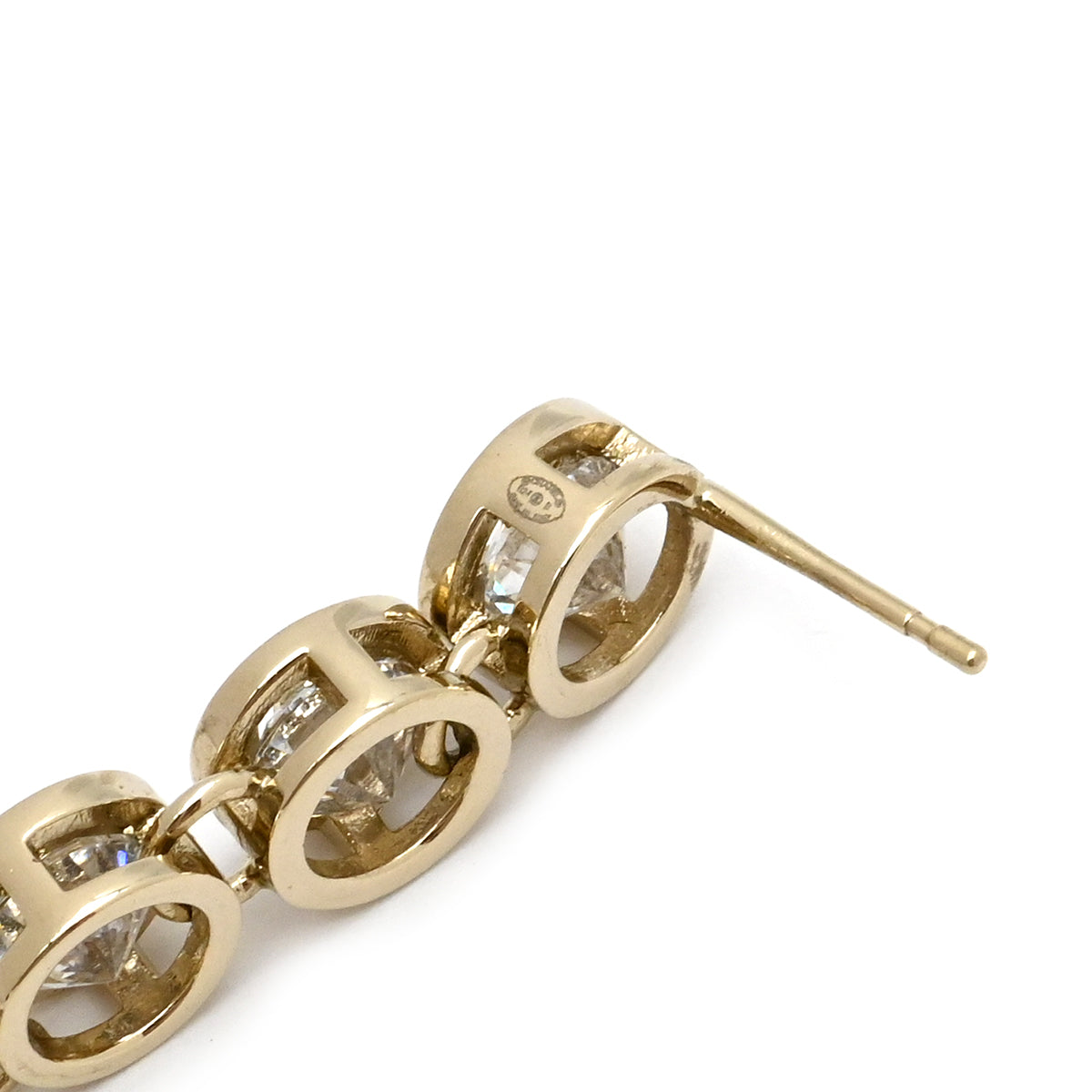 シャネル CHANEL ココマーク ロゴ ドロップ ゴールド GP ライン