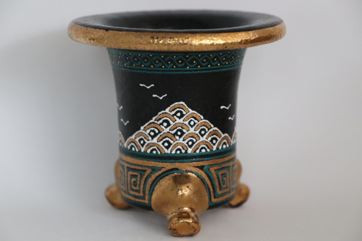 明代 染付け 千鳥 小壺 明代 染付け 千鳥 小壺 明代 染付け 千鳥 小壺