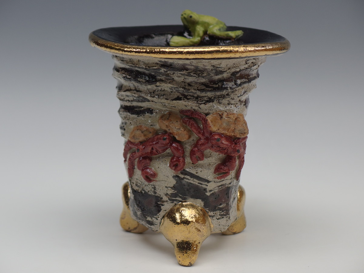 867 銅製 カエル 鉢 時代物 【公式通販】