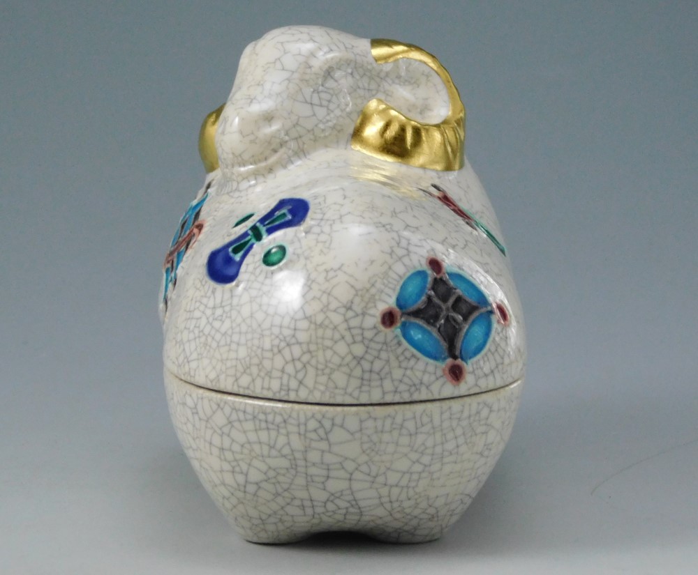 中村翠嵐作 鶏型 香合木箱付き 中村翠嵐作 鶏型 香合木箱付き