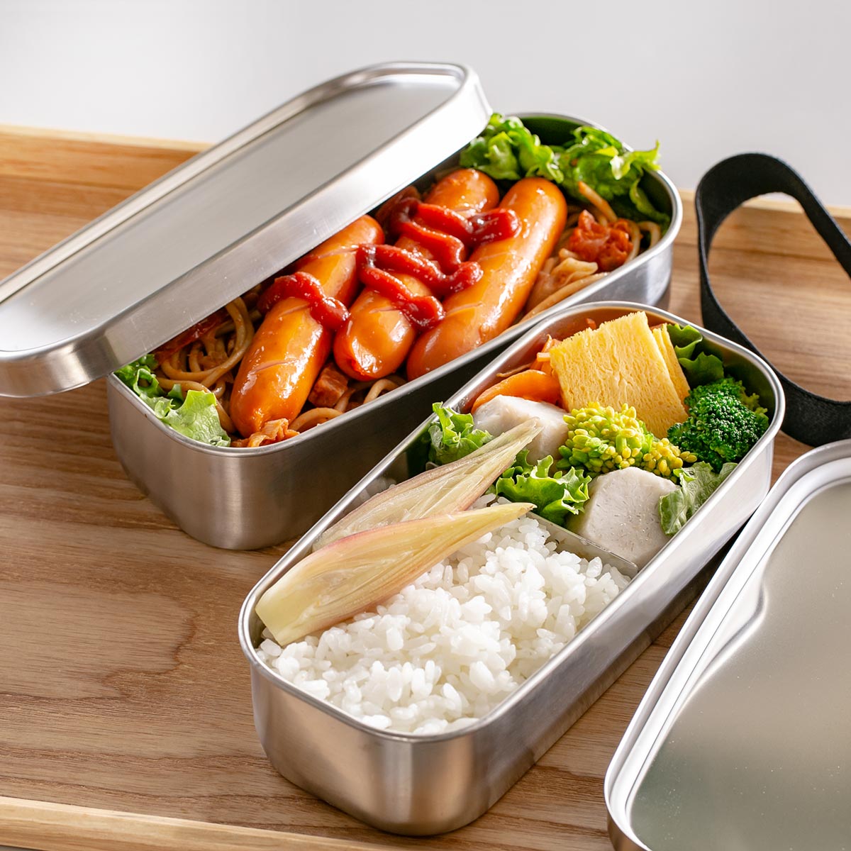 工房アイザワ 弁当箱 1000ml UTILE 角長ランチボックス 2段 – ハウジー