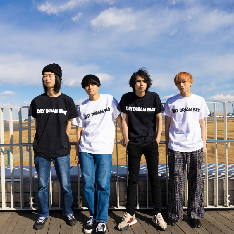 ハンブレッダーズ×タンタン DAY DREAM BEAT Tシャツ［ブラック