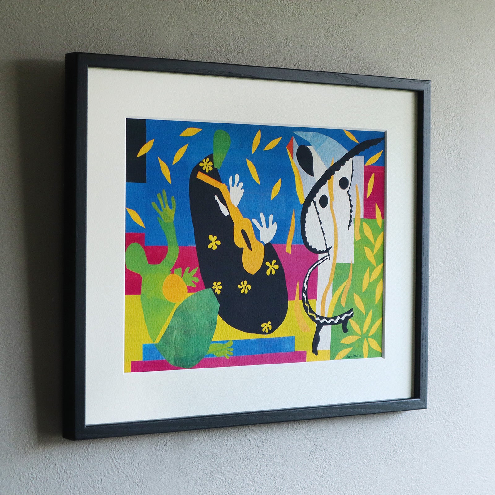 アンリ・マティス 「王の悲しみ」アートポスター（フレーム付き