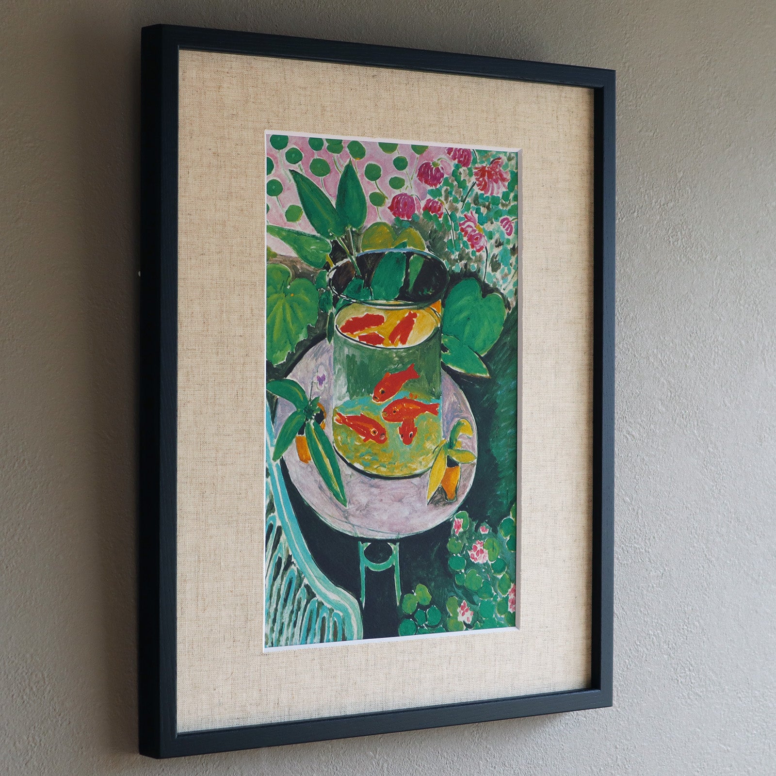 Henri Matisse（アンリ マティス） 金魚鉢のある室内