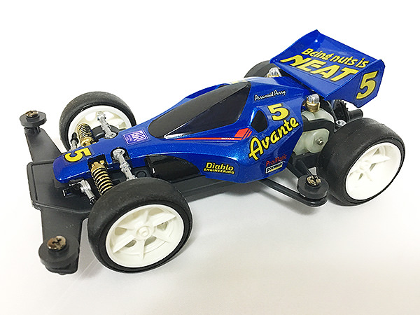 ミニ四駆 エアロアバンテ ブルーメタリック 特別仕様モデル ミニ四駆