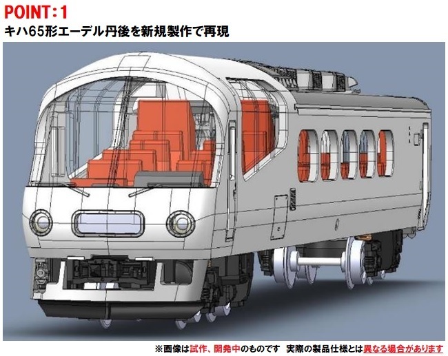 トミックス 98778 485系・キハ65形 北近畿・エーデル丹後 8両セット