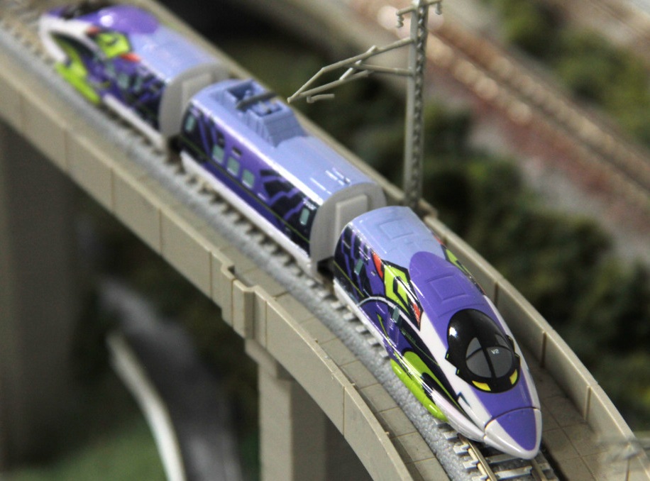 500系新幹線type eva-02、名鉄ミュースカイEVA ☆限定品☆ ファーストカー