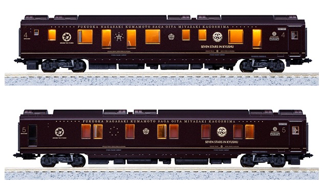 KATO 【室内灯取付済】クルーズトレイン ななつ星 in 九州 8両セット N