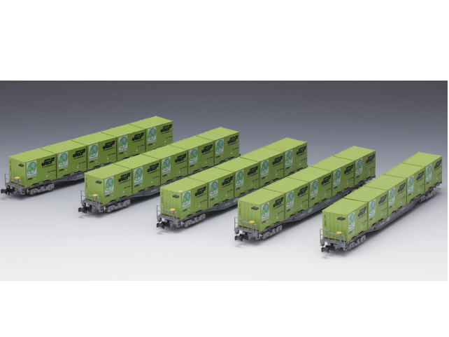 コキ107形(鉄道コンテナ輸送50周年記念コンテナ付)全12両セット コキ