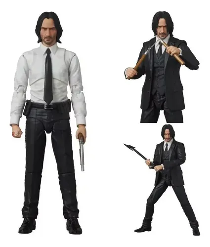 Brinquedos De Bonecos Mafex 212 John Wick Chapter 4 Action C