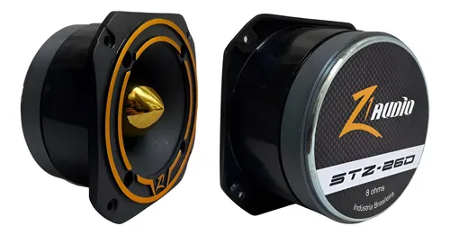 Super Tweeter Zetta Audio Z1 Audio Stz260w Preto/dourado Preto
