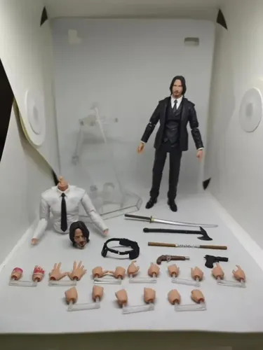 Brinquedos De Bonecos Mafex 212 John Wick Chapter 4 Action C