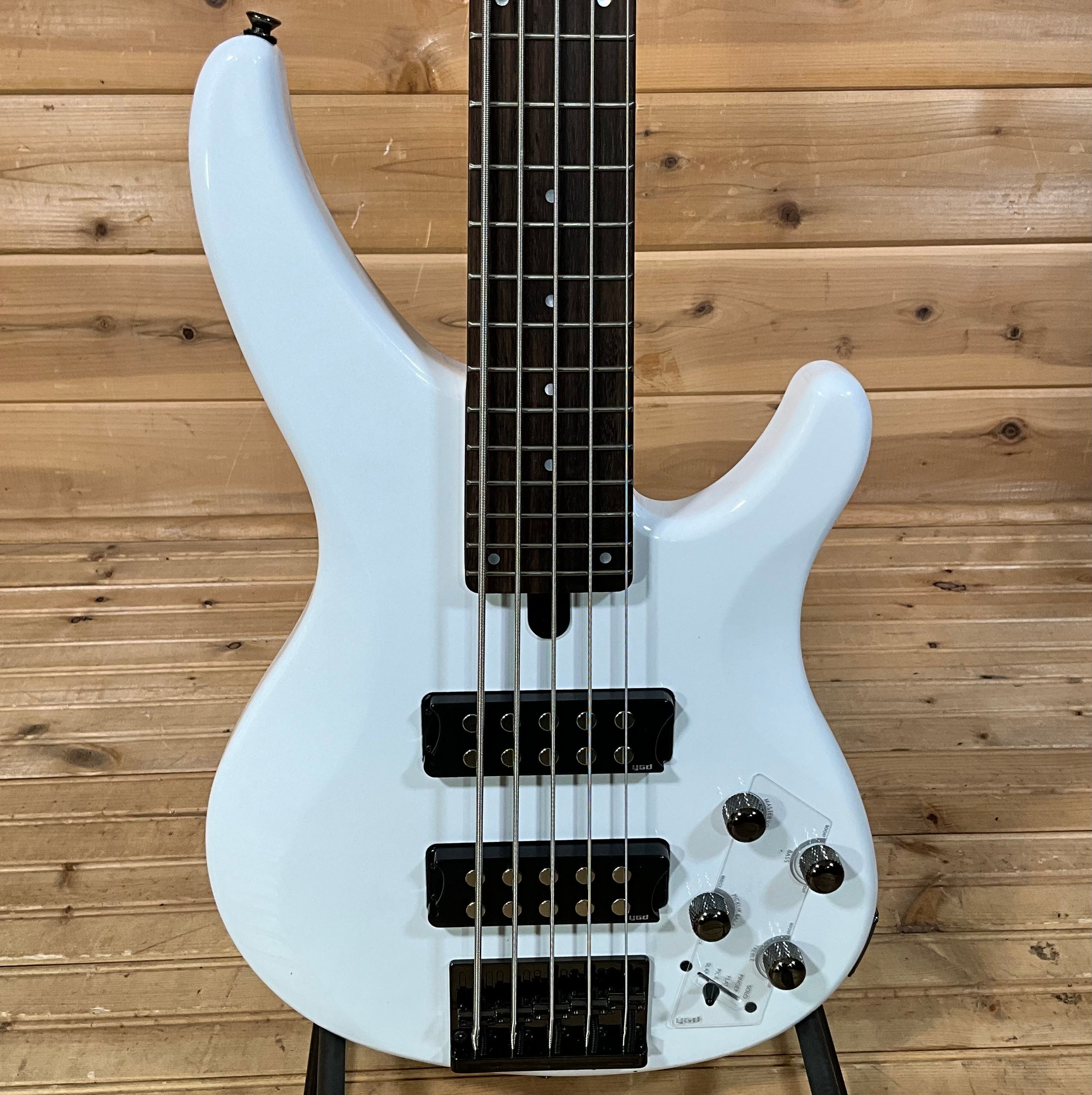 Yamaha TRBX305 5-String Electric Bass - White - Huber Breese Music