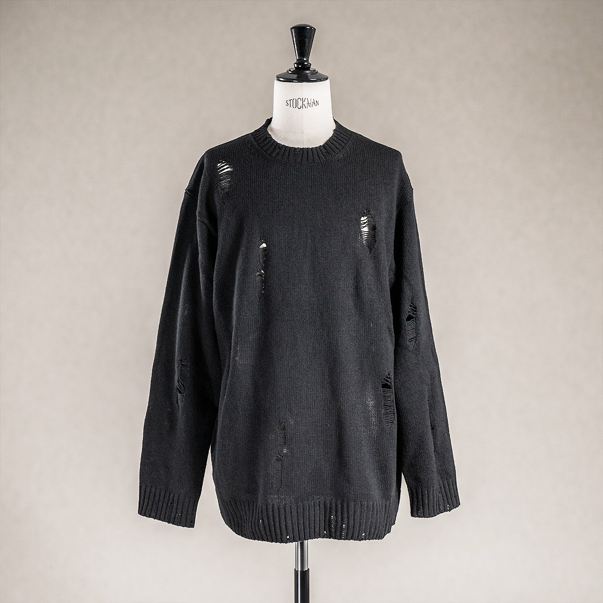 ヨウジヤマモト25AW 針抜きクルーネックニット | HUES 福岡セレクト