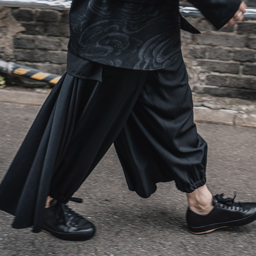 19SS ウールギャバ100% ヨウジヤマモトプールオム 19ss シワギャバ