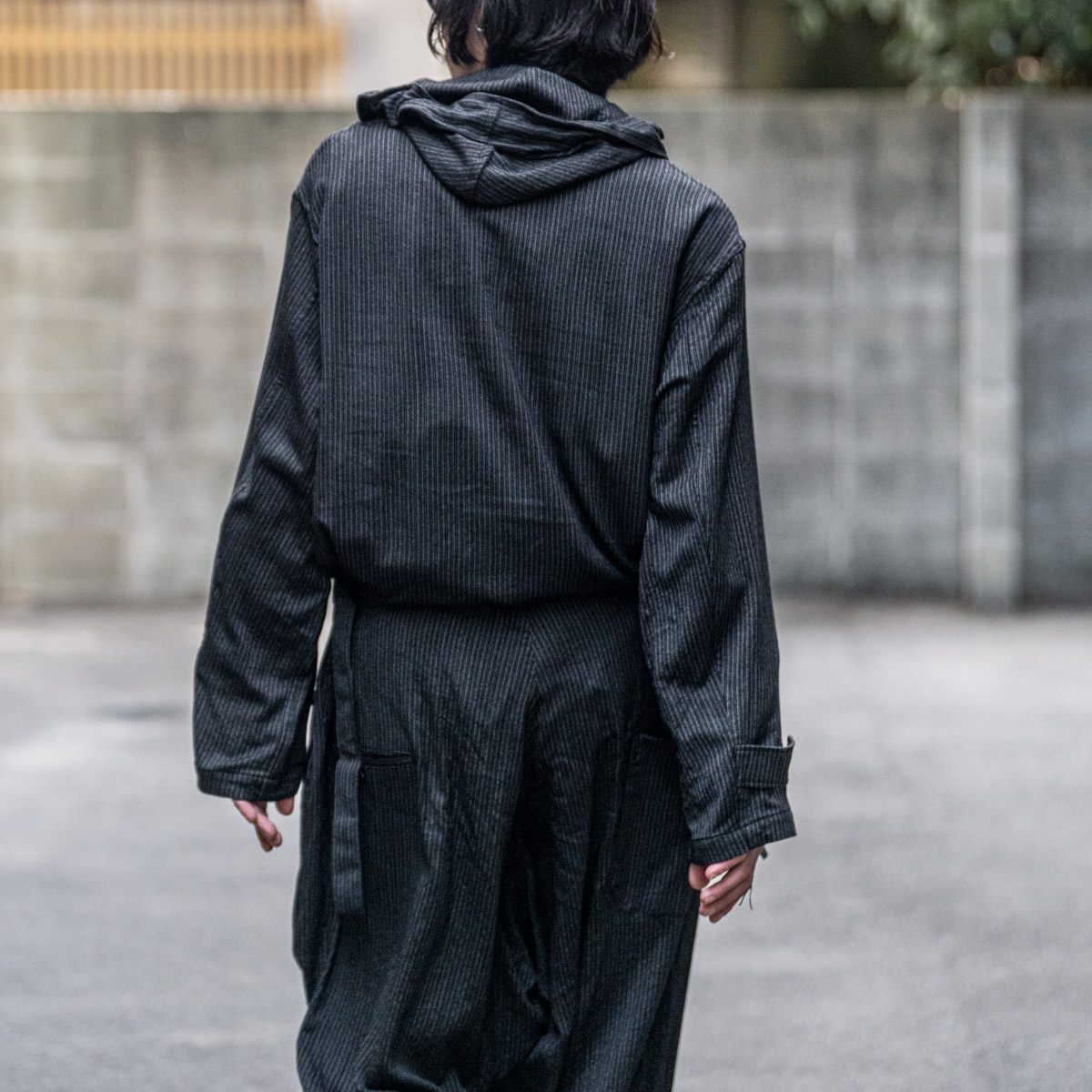 yohji yamamoto POUR HOMME / 23SS/Jumpsuit Hoodie/ジャンプスーツ