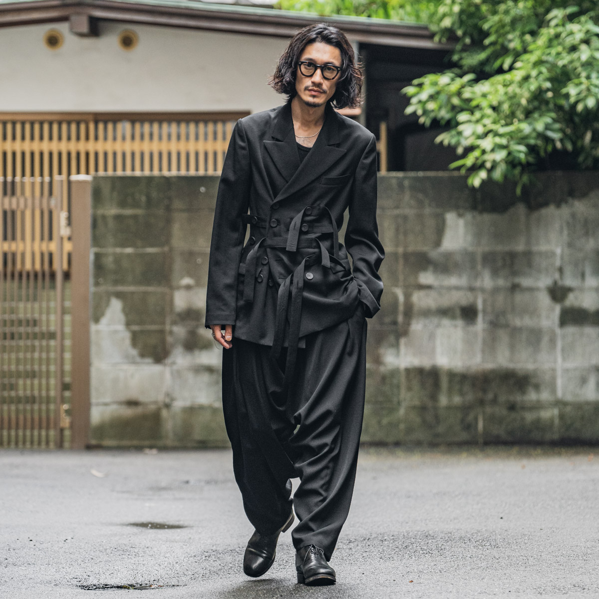 Yohji Yamamoto POUR HOMME レイヤードパンツ YOHJI YAMAMOTO POUR