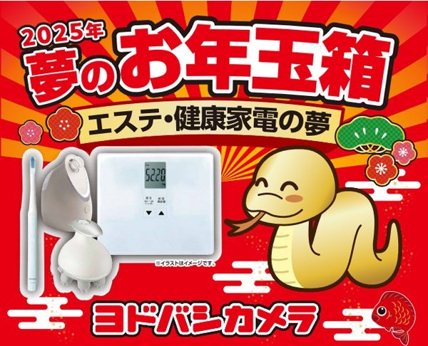 ya-sa0711様 ヨドバシ 2026 夢のお年玉箱 美容家電の夢 ya-sa0711様