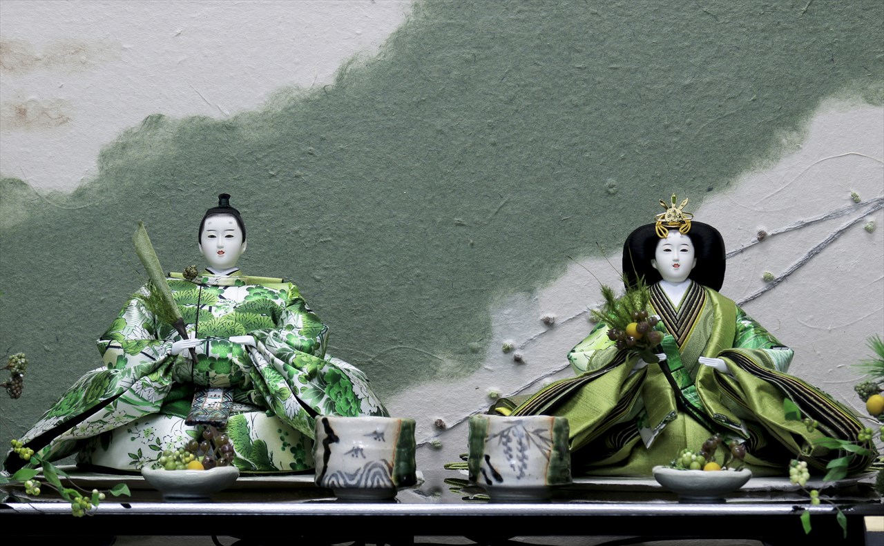 後藤人形 後藤由香子作 親王飾 「織部」