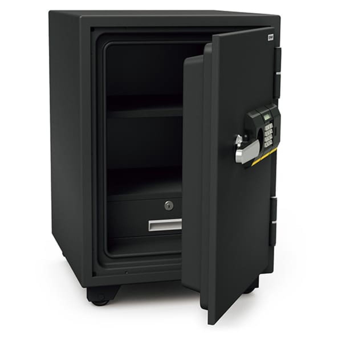 EIKO BES-9-W 小型 耐火金庫 エーコー ダイヤル式 鍵2本付 現状品 楽天