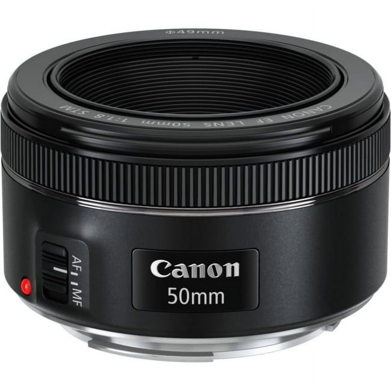 Canon EF 50mm f/1.8 Compact Lightweight Fixed Focal Length Lens