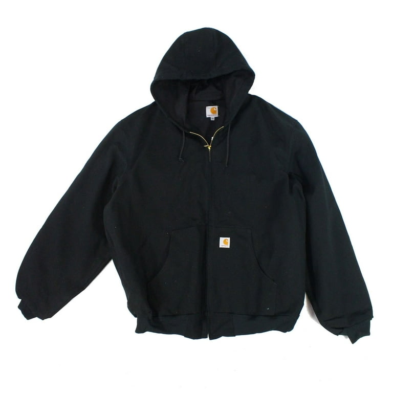 Carhartt X-Large Flannel Quilt Lined Active Jacket, Black (Men's