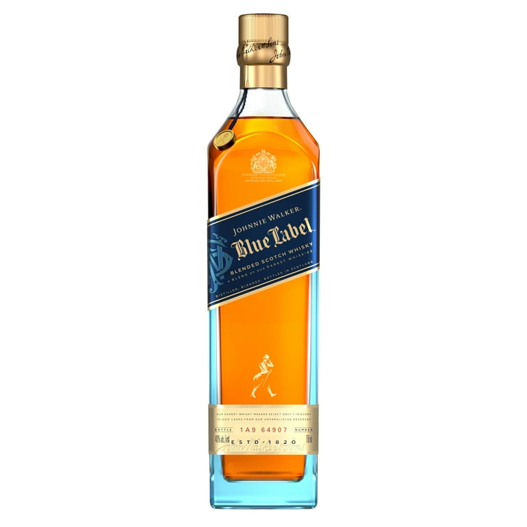 Johnnie Walker Blue Label Blended Scotch Whisky, 750 mL, 40% ABV