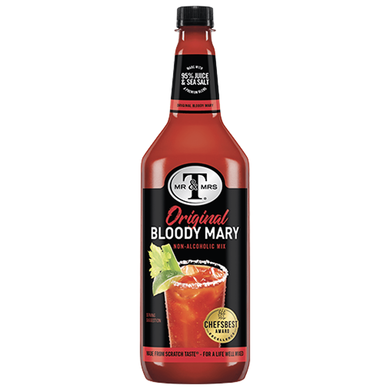 Mr & Mrs T Original Bloody Mary Mix, 1L Bottle, 1 Pack – Premium